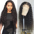 LSY 13X4 Deep Wave With Baby Hair Wholesale Glueless Brazilian Human Hair Wigs For Black Women Human Hair Wigs Lace Front Wigs